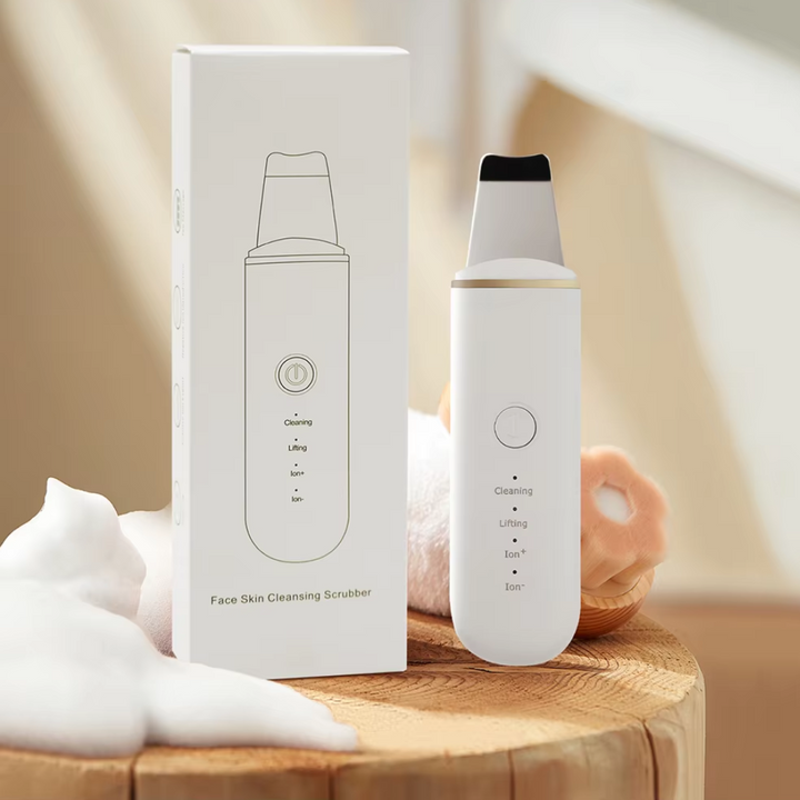 Deep Cleansing Skin Scrubber-White-Nora Luxe