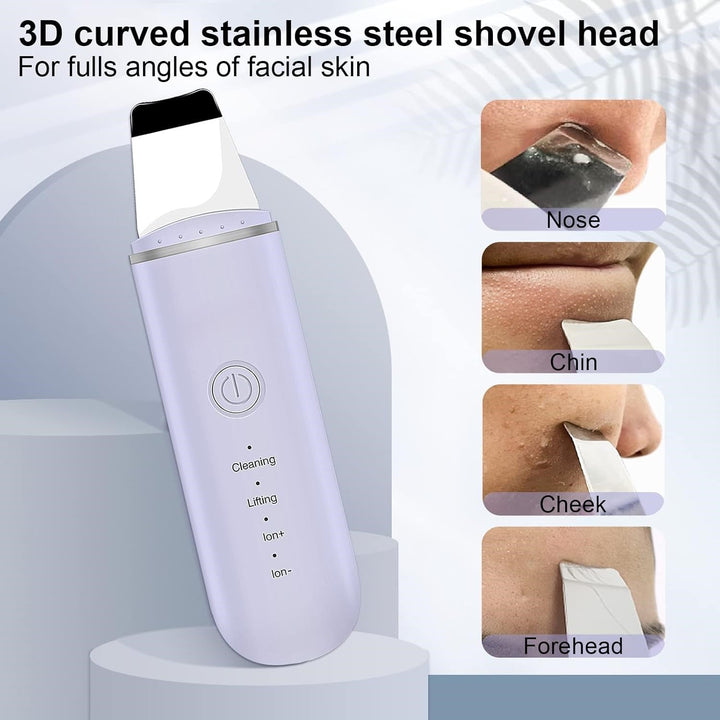 Deep Cleansing Skin Scrubber-White-Nora Luxe