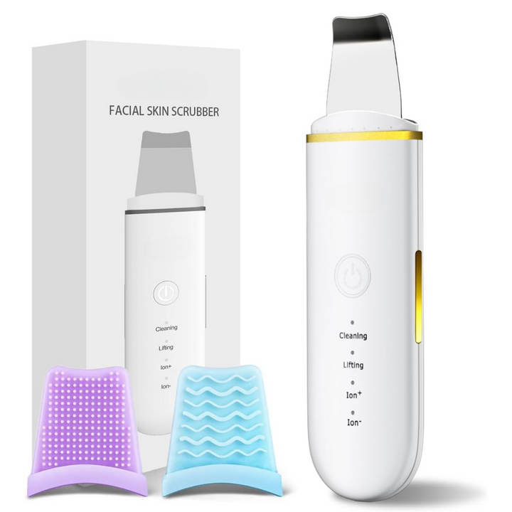 Deep Cleansing Skin Scrubber-White-Nora Luxe