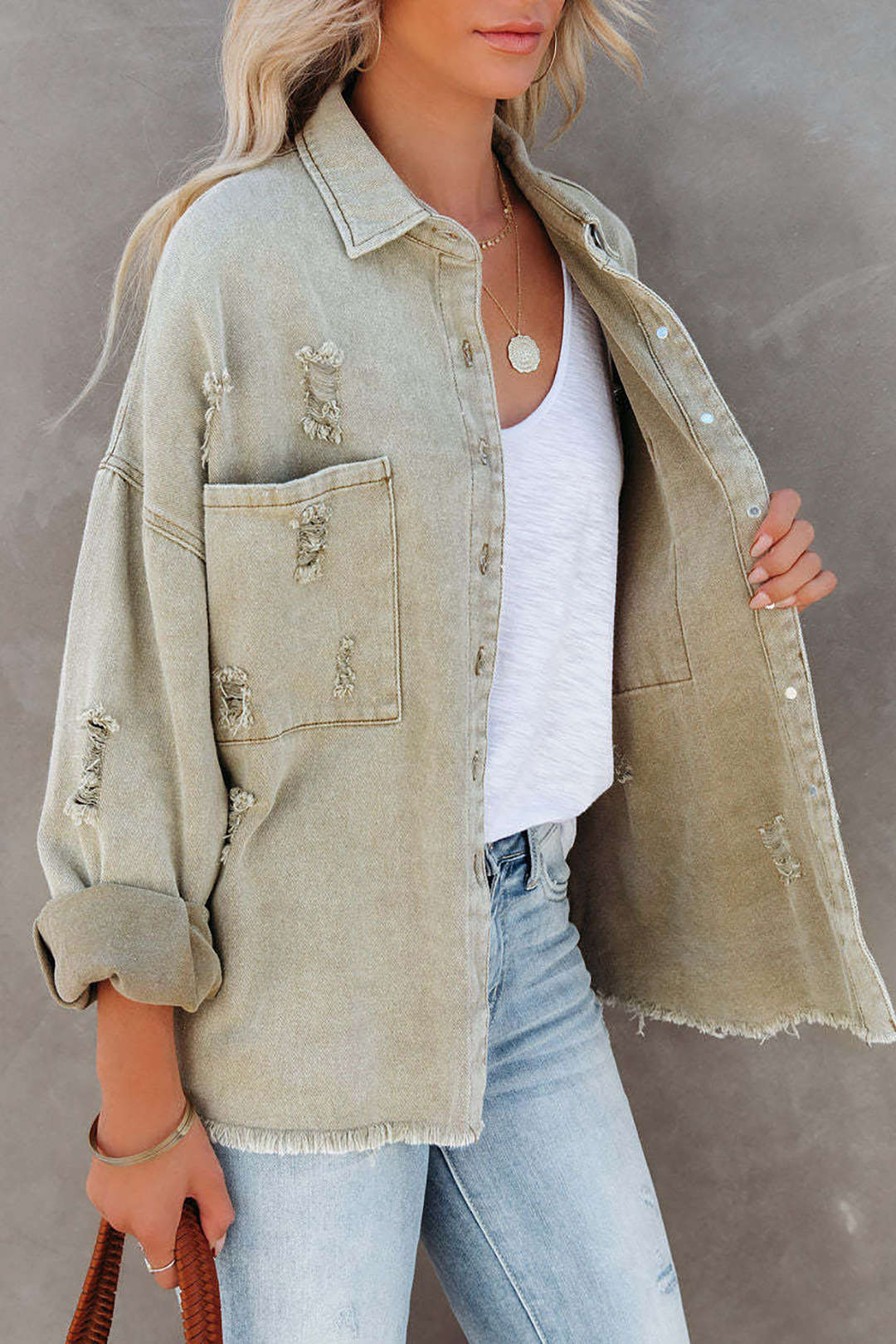 Denim jacket with character – Leona-S-Nora Luxe