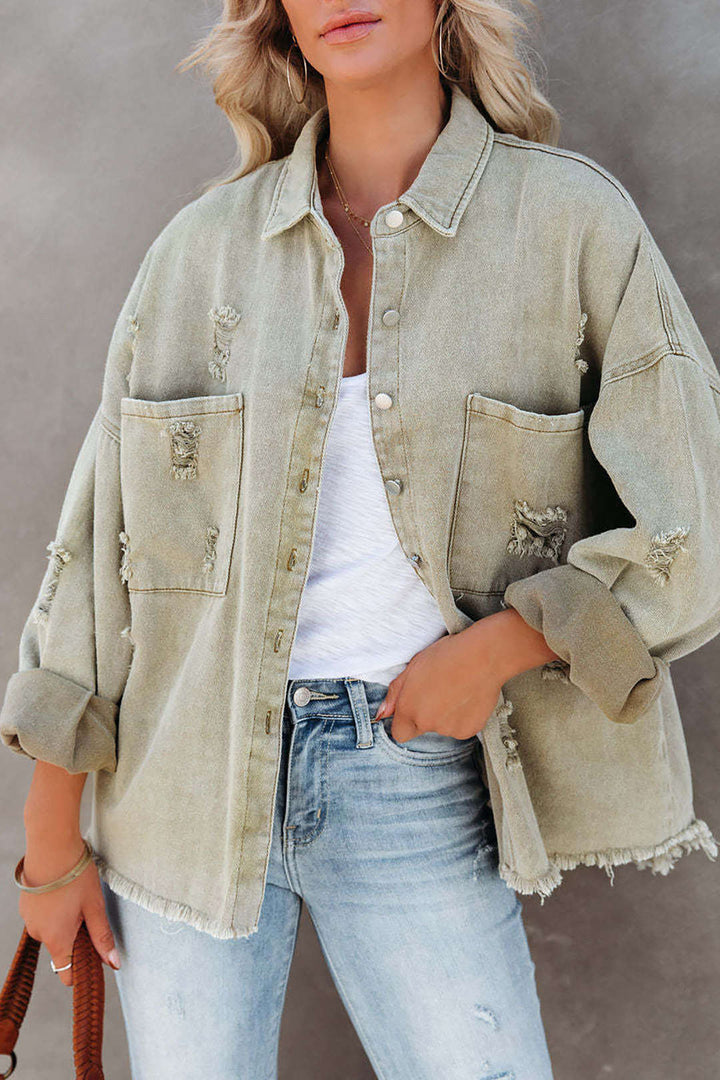 Denim jacket with character – Leona-S-Nora Luxe