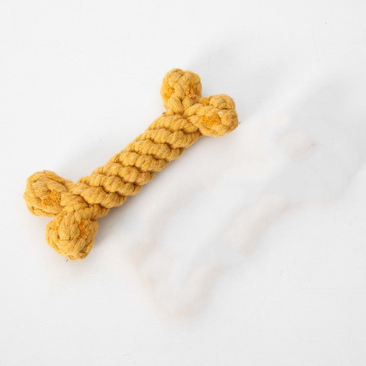 Dental Care Chew Bone for Dogs - CleanChew-Yellow-Nora Luxe