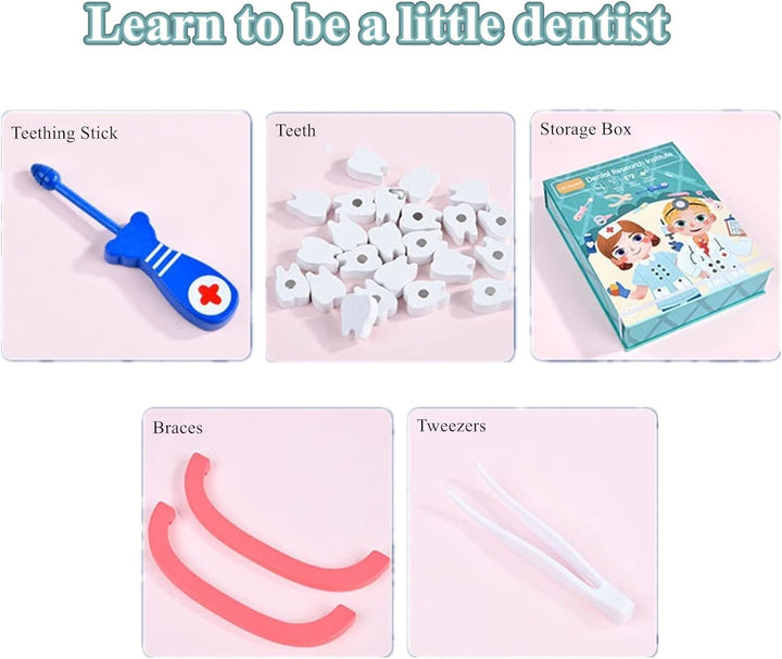Dentist Play Set - ToothTales-Blue-Standard-Nora Luxe