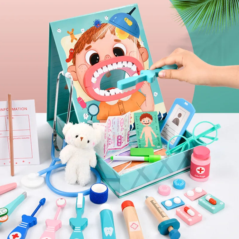 Dentist Play Set - ToothTales-Blue-Standard-Nora Luxe