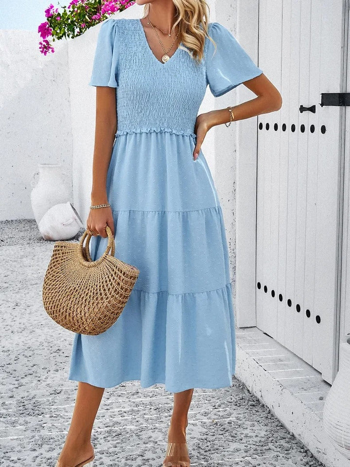 Autumn dress with a loose fit – Nadezhda