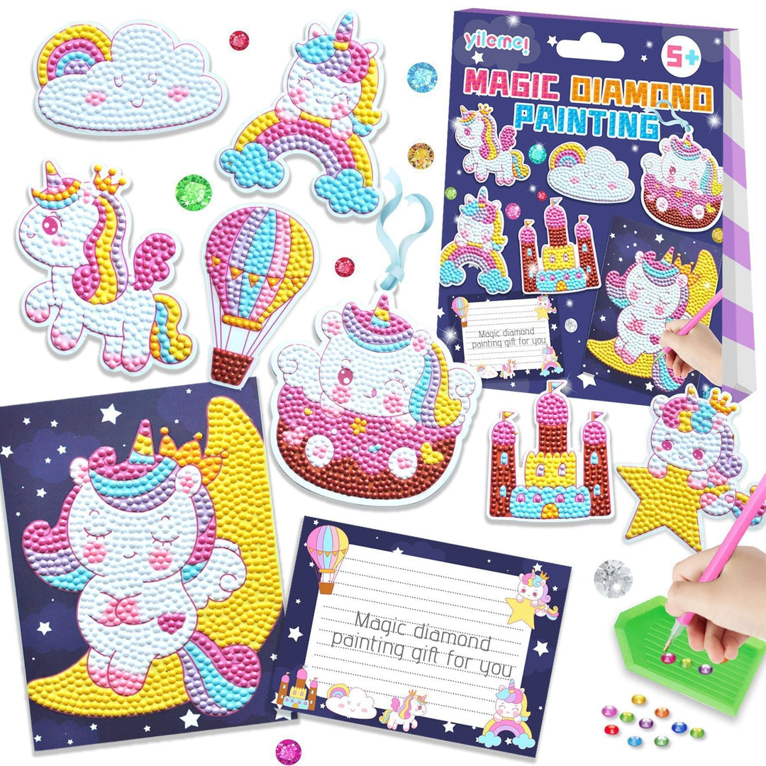 Diamond Painting Set - SparkleArt Sticker Kit-Unicorn-Nora Luxe