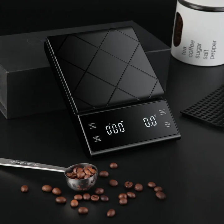 Digital Kitchen Scale - PerfectScale-Black-3Kg = 6.61 lbs-Nora Luxe
