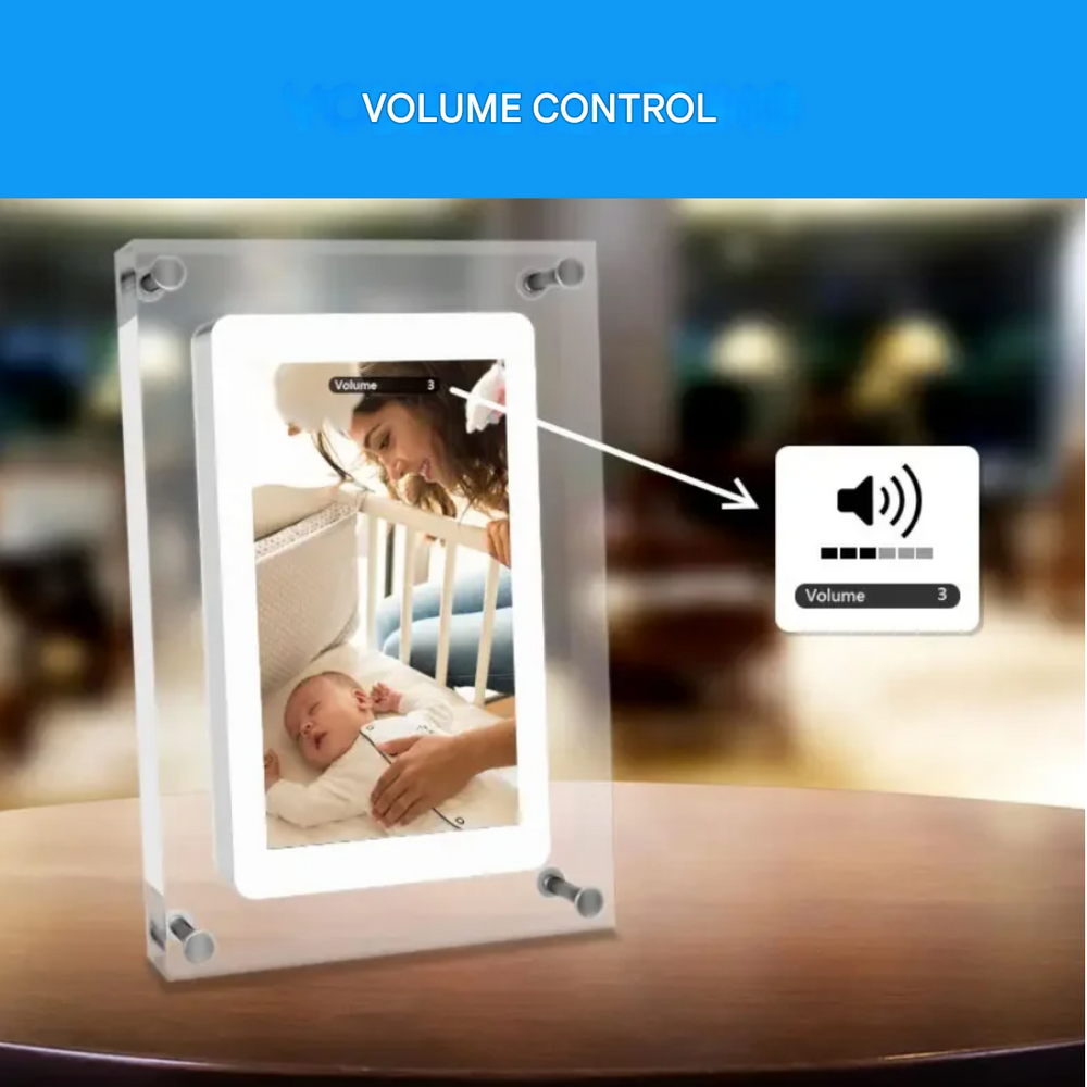 Digital Photo Frame - GlowFrame-4.92 inches-Nora Luxe