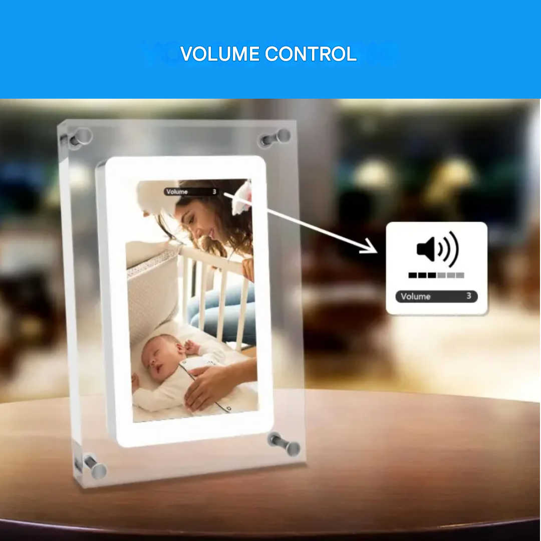 Digital Photo Frame - GlowFrame-4.92 inches-Nora Luxe