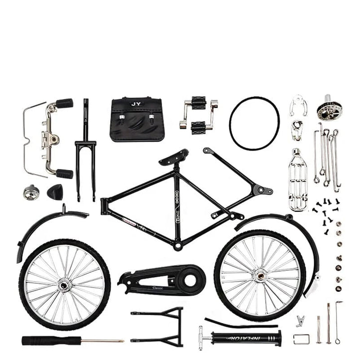 DIY Bike Model Scale - RetroCycle-Black (do-it-yourself)-Nora Luxe