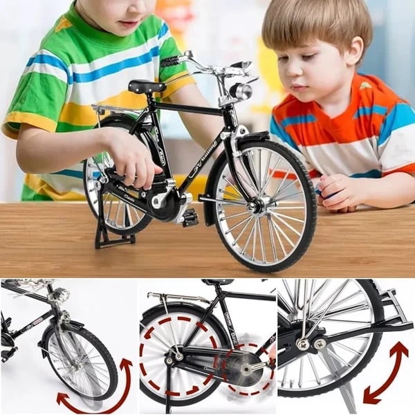 DIY Bike Model Scale - RetroCycle-Black (do-it-yourself)-Nora Luxe