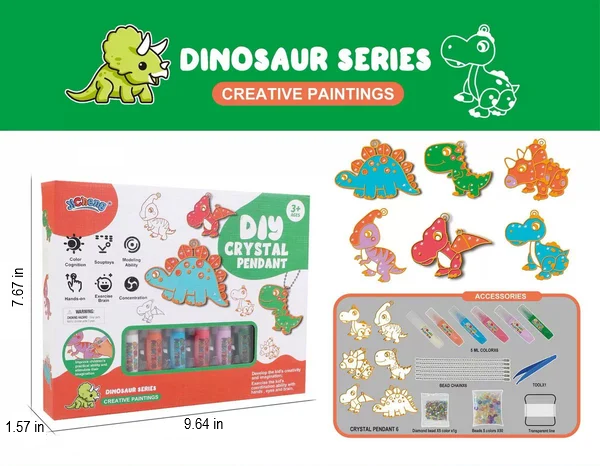 Do-It-Yourself Keyring Painting Kit - SparkleArt-Christmas-Nora Luxe