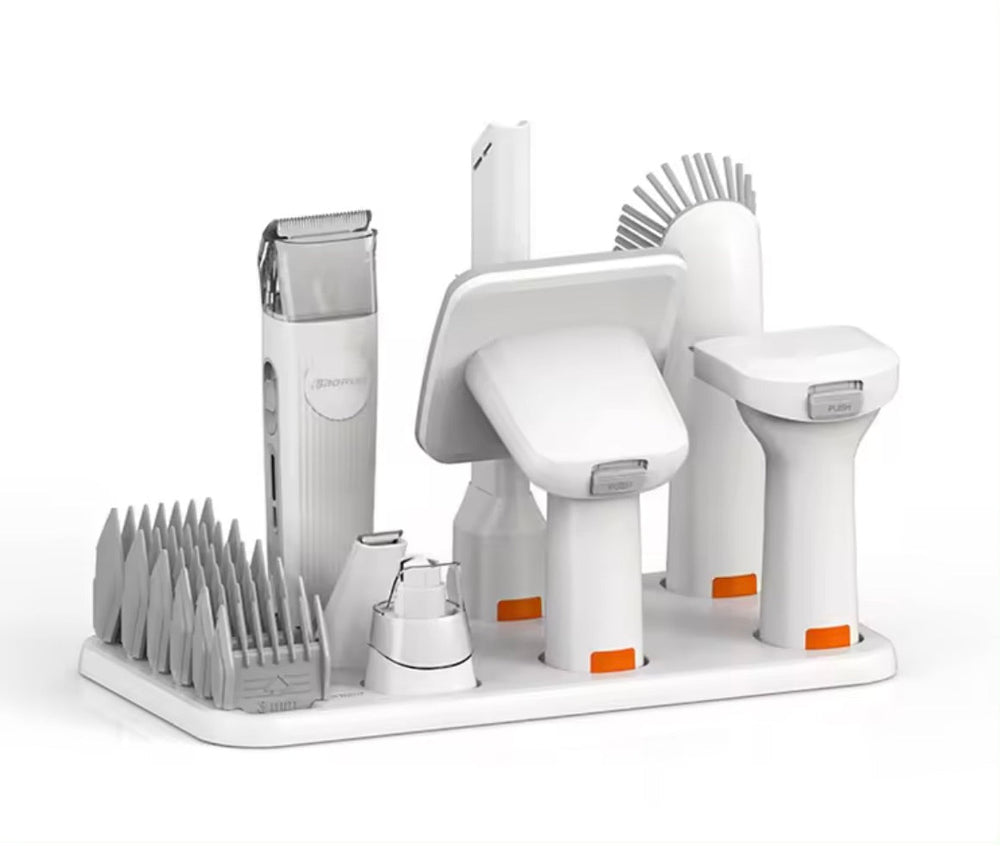 Dog and Cat Clipper with Built-in Vacuum Cleaner - GroomMaster Pro-Nora Luxe
