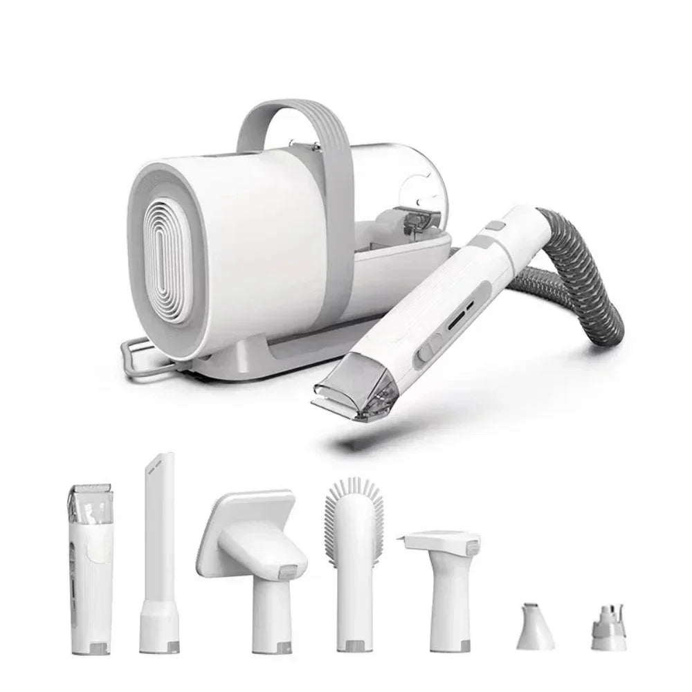 Dog and Cat Clipper with Built-in Vacuum Cleaner - GroomMaster Pro-Nora Luxe