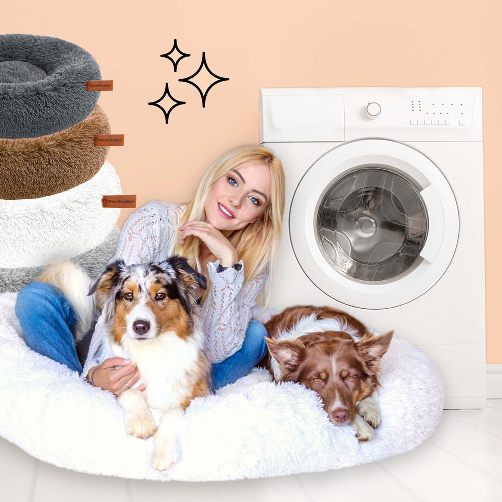 Dog Bed Fluffy Plus - The Original-Gray-XXS - 19.7in-Nora Luxe