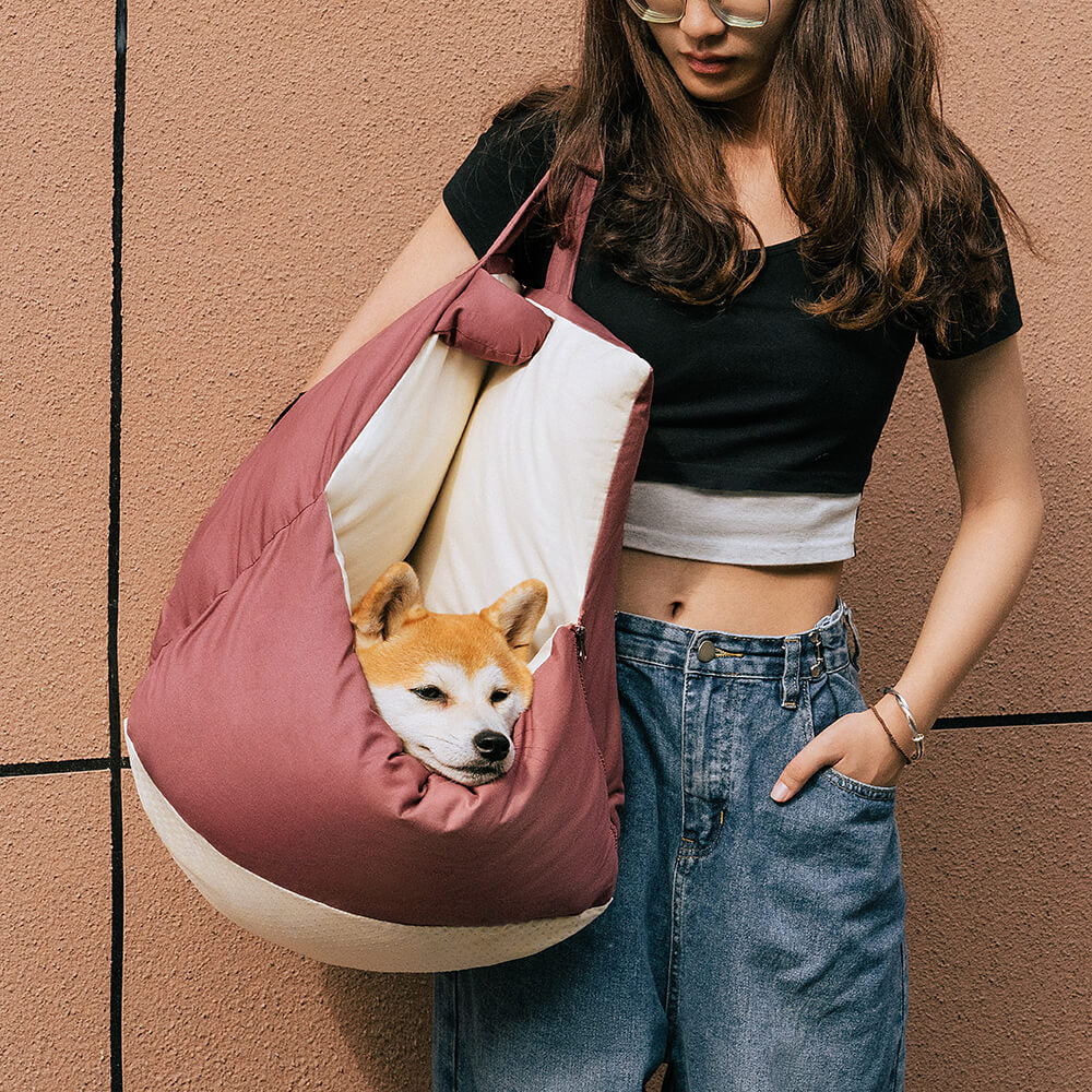 Dog Car Bed - BearBuddy-Pink-Single-Nora Luxe