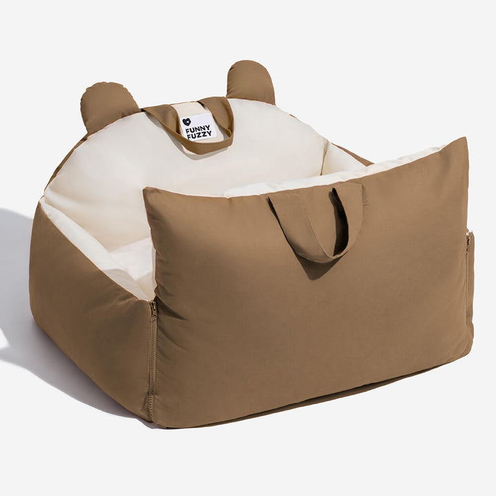 Dog Car Bed - BearBuddy-Pink-Single-Nora Luxe