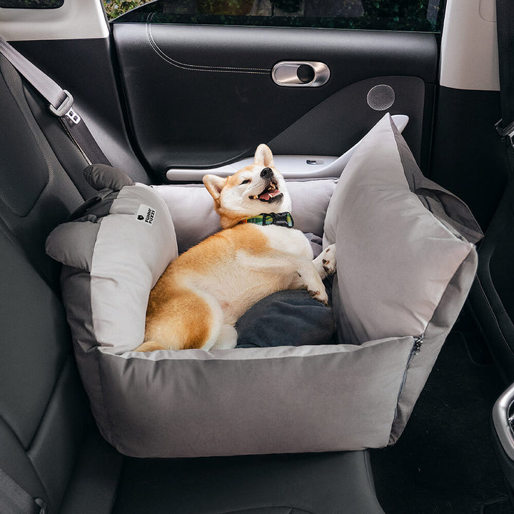 Dog Car Bed - BearBuddy-Pink-Single-Nora Luxe