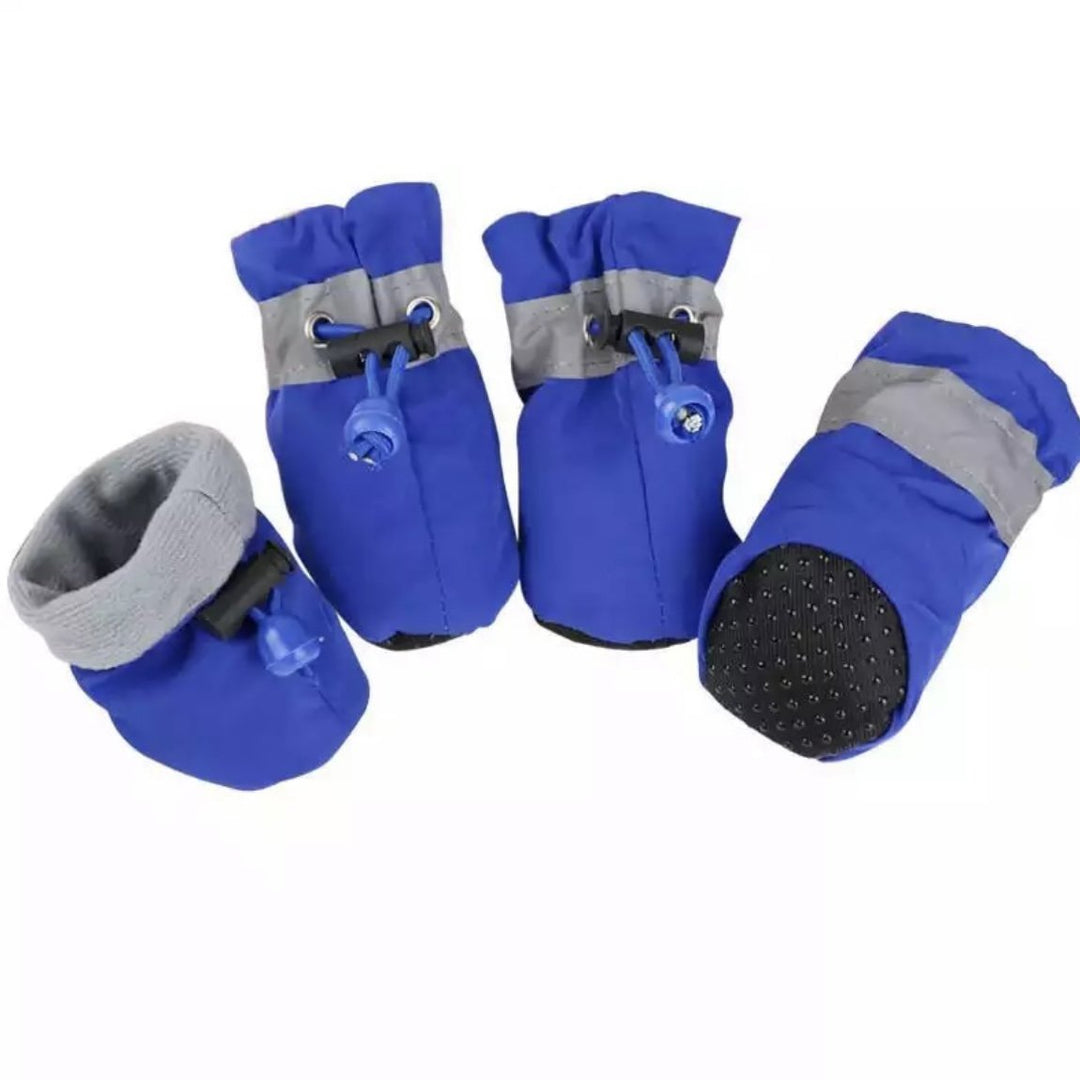 Dog Gloves - Pawsome Winter Walkies-Blue-XS 2.20-14.41 lbs.-Nora Luxe