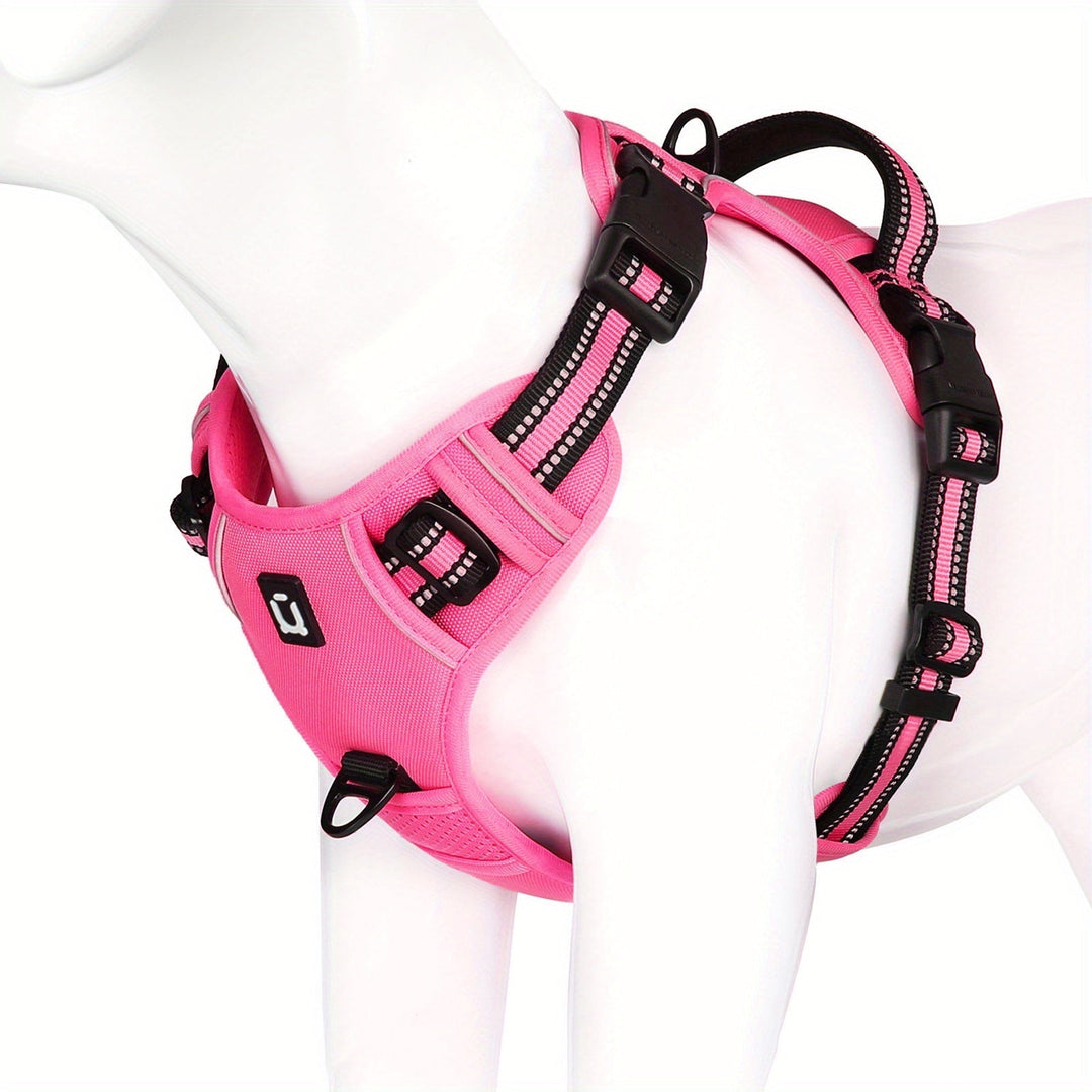 Dog harness - SafeWalk-Fuchsia-S-Nora Luxe