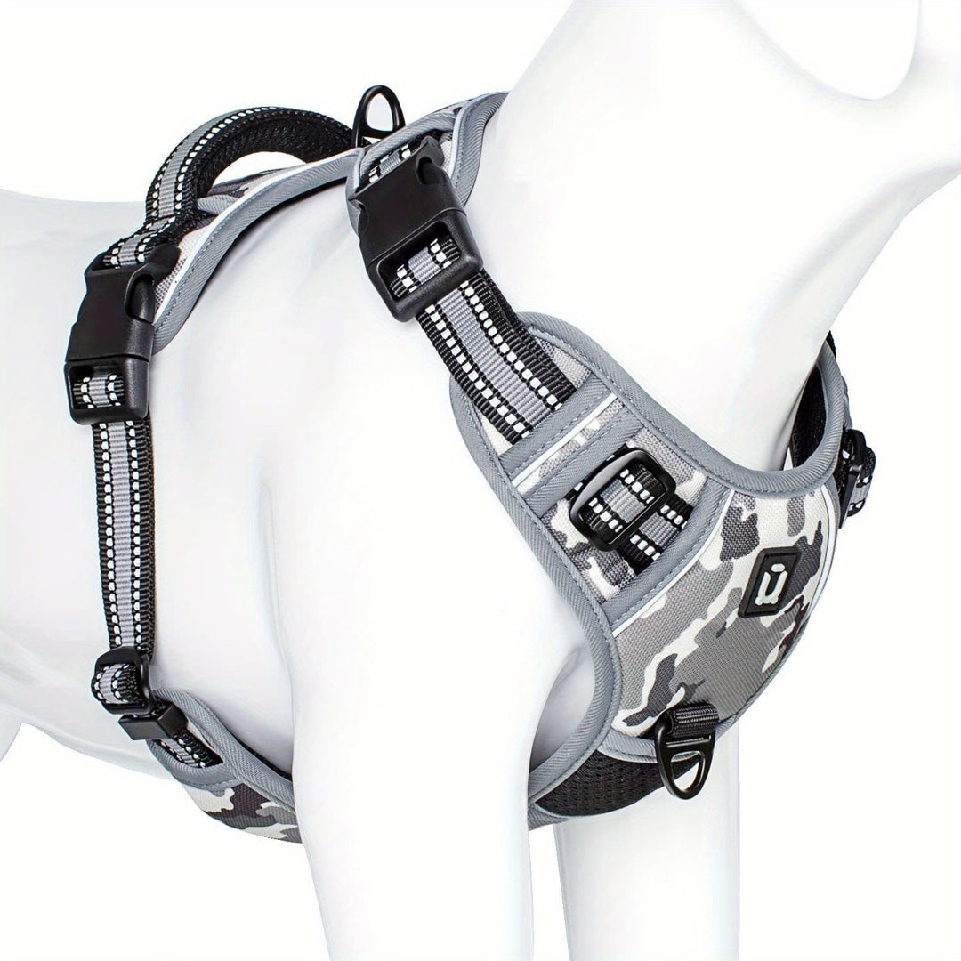Dog harness - SafeWalk-Light Gray-S-Nora Luxe