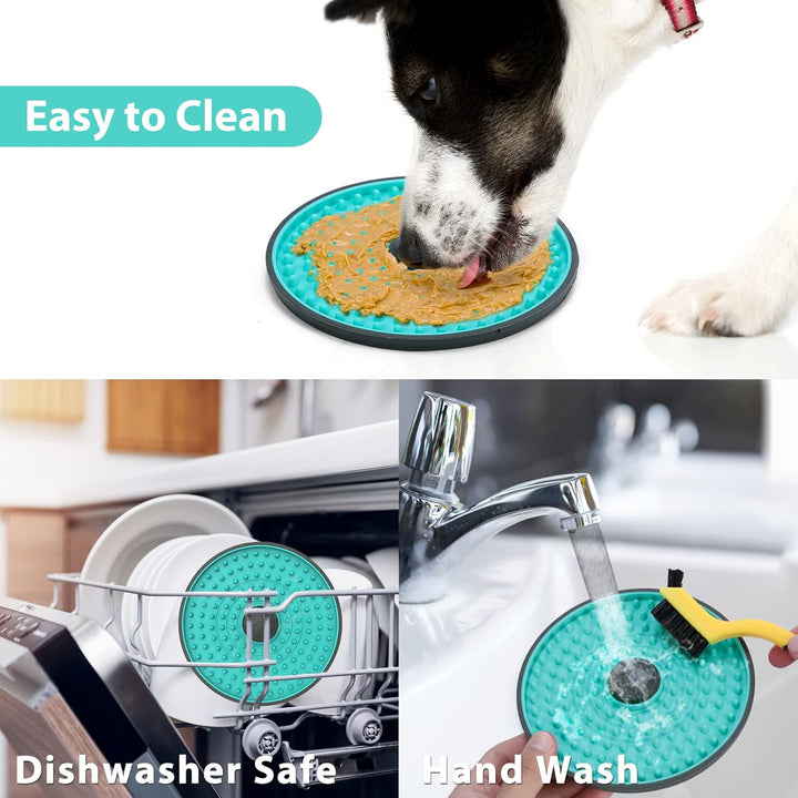 Dog Lick Mat – Feeding Bowl for Anxiety Relief-Blue-Nora Luxe