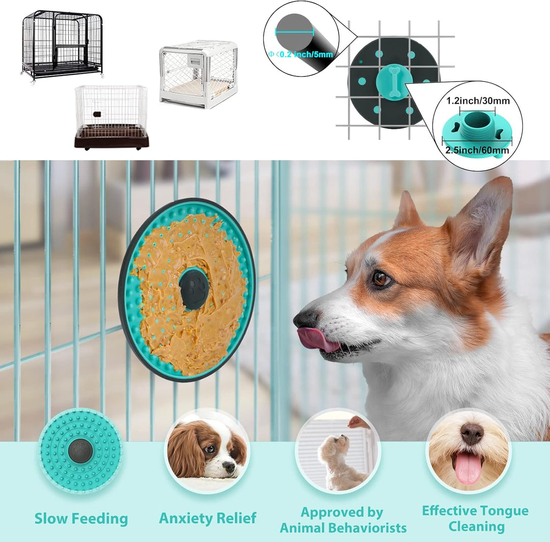 Dog Lick Mat – Feeding Bowl for Anxiety Relief-Blue-Nora Luxe