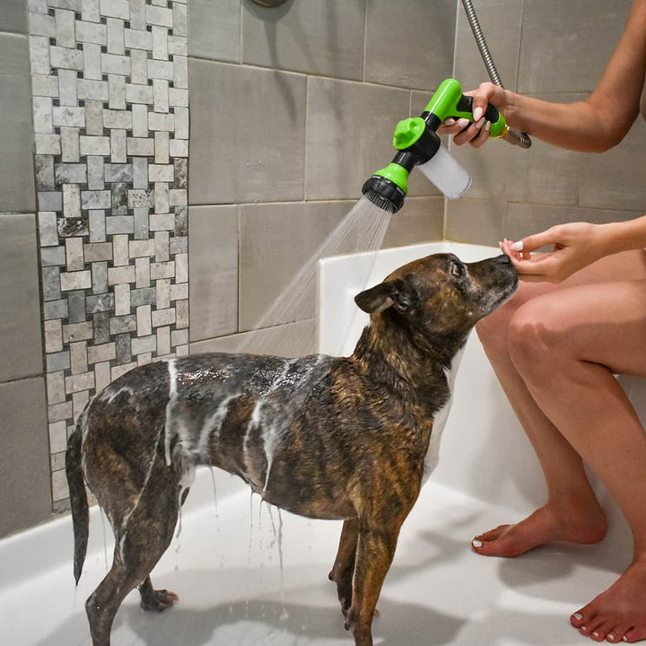 Dog Shower Sprayer - WashBuddy-Blue-Nora Luxe