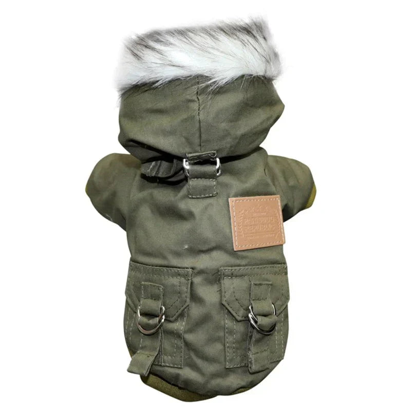 Dog Winter Coat - FrostPaws-Green-XS-Nora Luxe