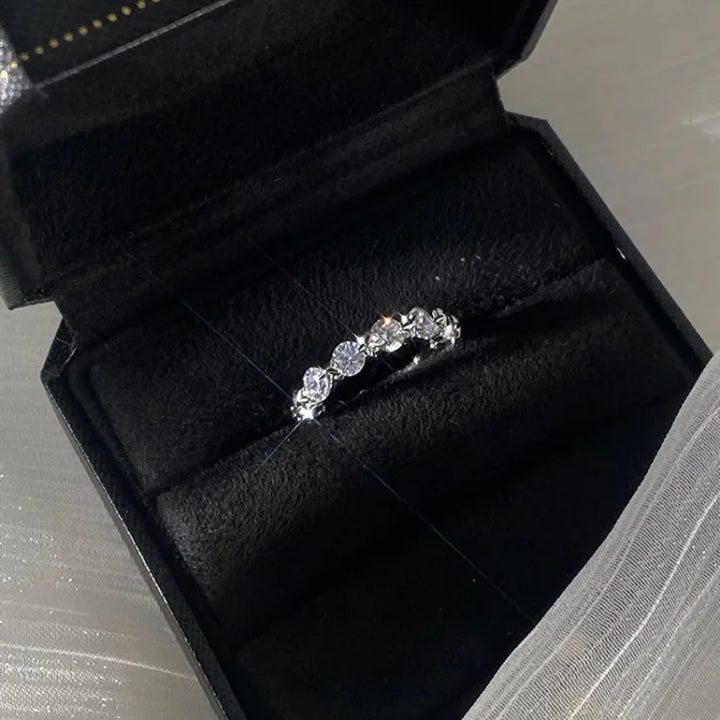 Double Layered Star Ring Set - Astrid-Multiple Stones-Nora Luxe