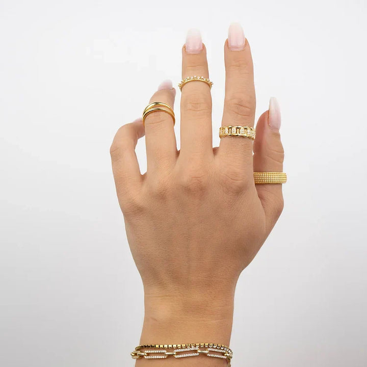 Double Ring - Aluna-Gold-5-Nora Luxe