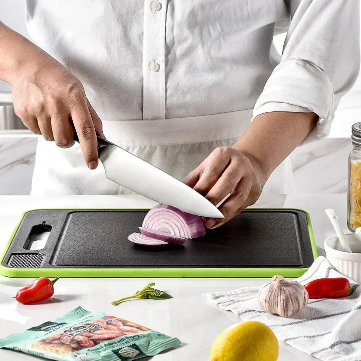 Double-Sided Chopping Board with Defrosting Plate - BladeBoard-Nora Luxe