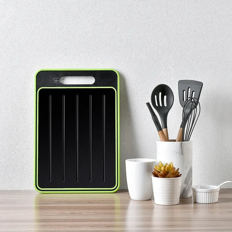 Double-Sided Chopping Board with Defrosting Plate - BladeBoard-Nora Luxe