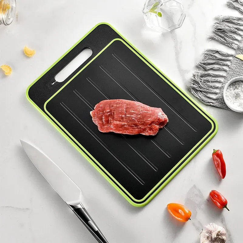 Double-Sided Chopping Board with Defrosting Plate - BladeBoard-Nora Luxe