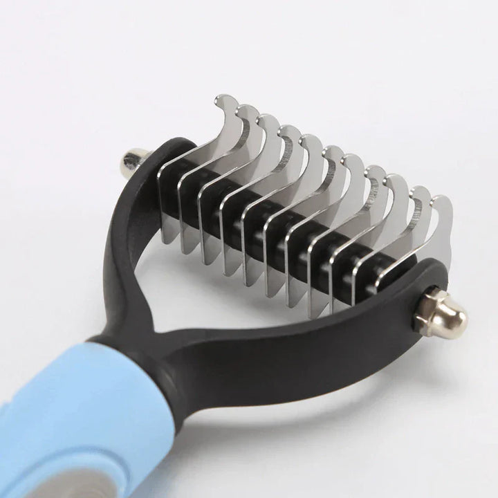 Double-Sided Hair Removal Comb for Pets - SmoothGroom-Blue-Nora Luxe