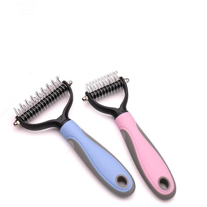 Double-Sided Hair Removal Comb for Pets - SmoothGroom-Blue-Nora Luxe