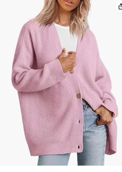 Ladies Cashmere Cardigan with V-neck – Sylvie