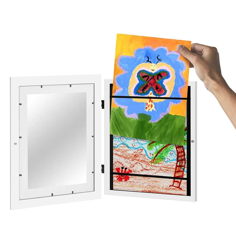 Drawing List - ArtSwap Frame-Black Wood-A4-Nora Luxe