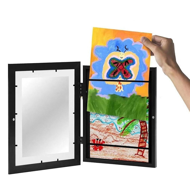 Drawing List - ArtSwap Frame-Black Wood-A4-Nora Luxe