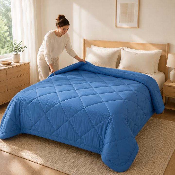 Orange 2-in-1 comforter another view.