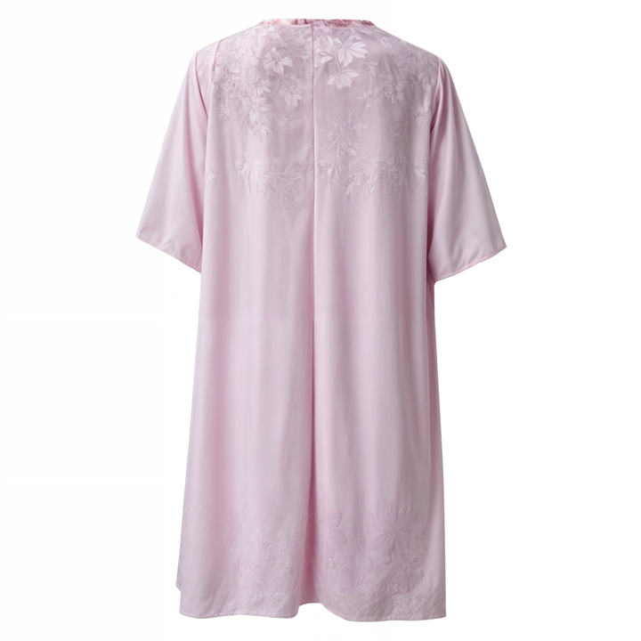 Dress with floral pattern – Eliana-Light blue-S-Nora Luxe