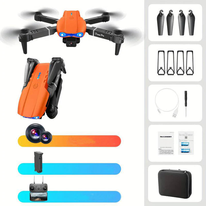 Drone with Dual Camera - AeroVision-Black-Nora Luxe