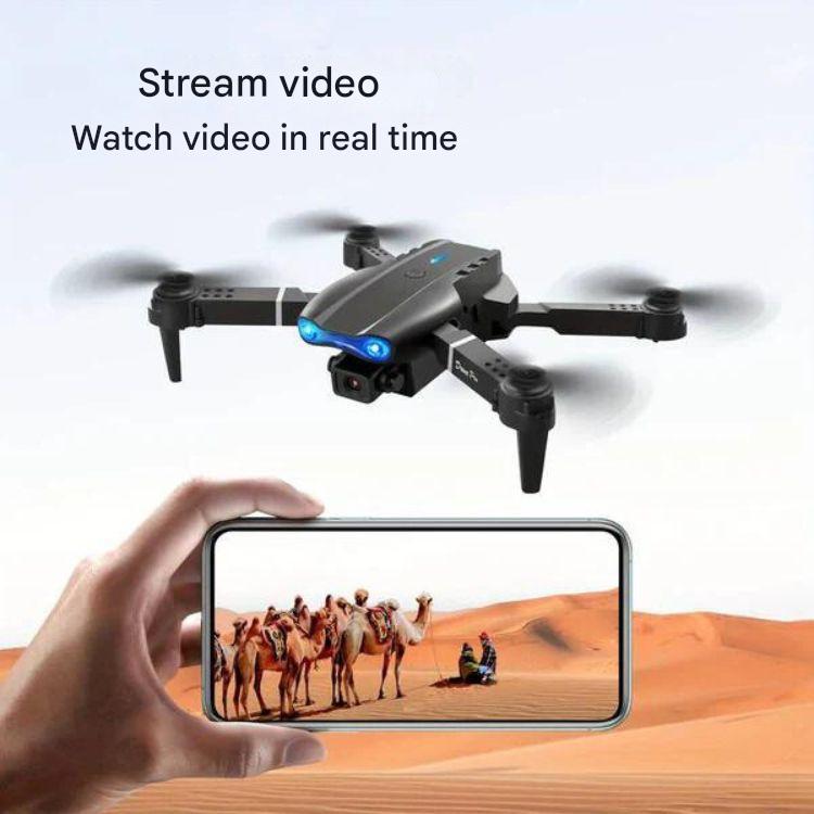 Drone with Dual Camera - AeroVision-Black-Nora Luxe