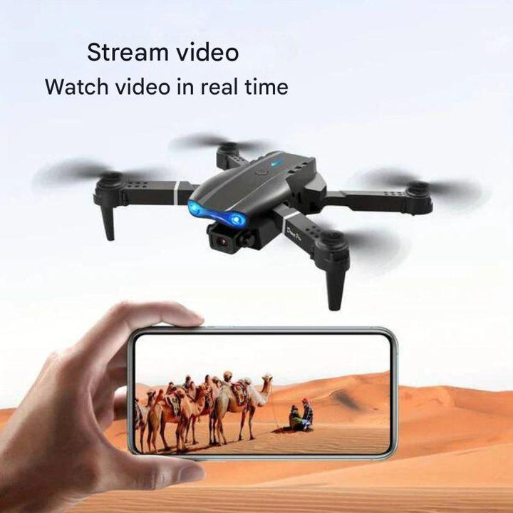 Drone with Dual Camera - AeroVision-Black-Nora Luxe