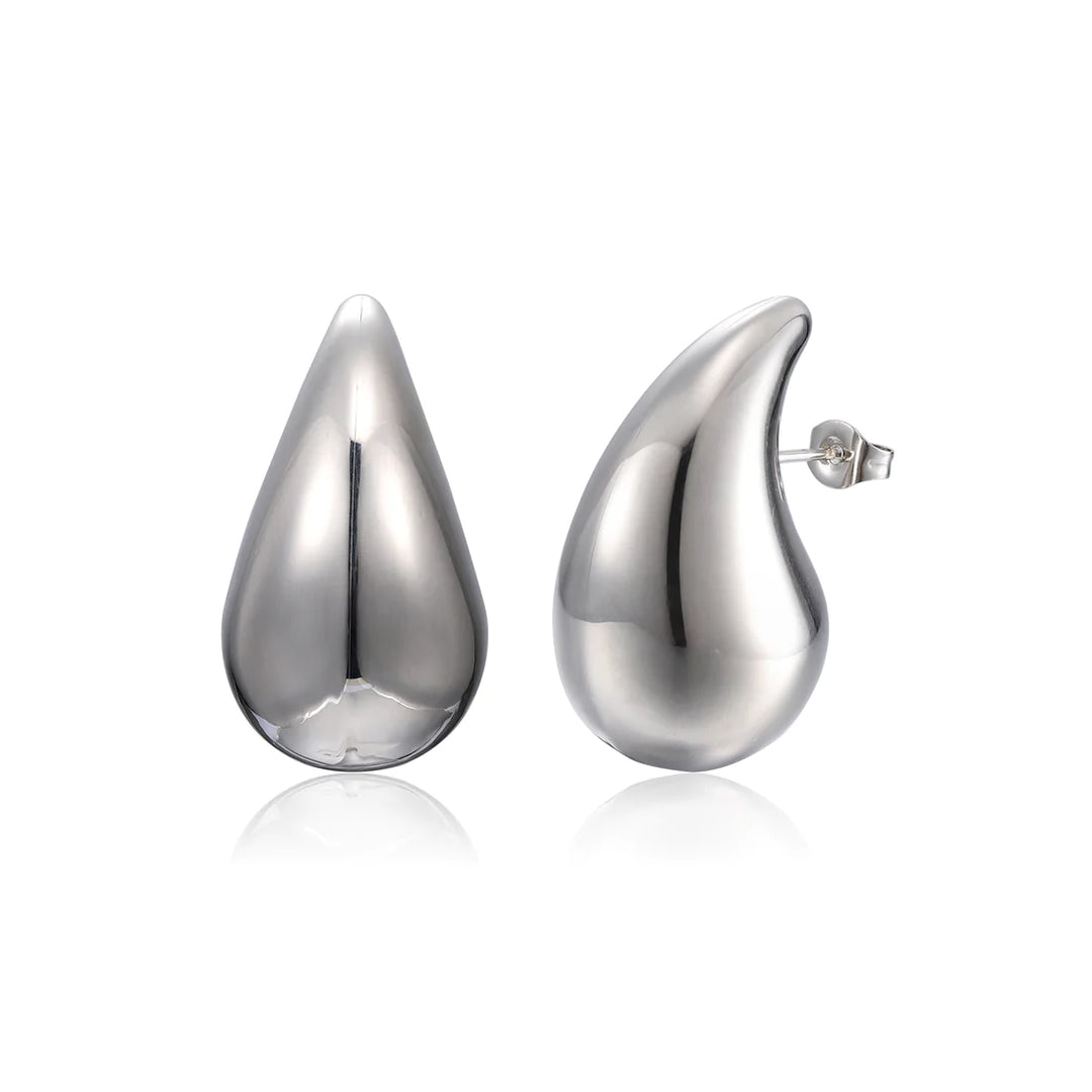 Droplet-shaped Earrings - GlimmerDrops-Gold-0.91 in-Nora Luxe