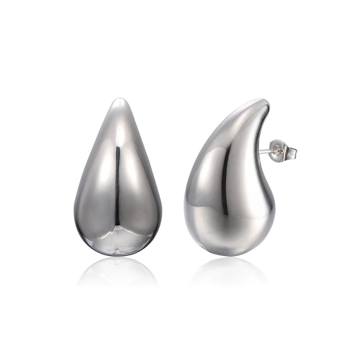 Droplet-shaped Earrings - GlimmerDrops-Gold-0.91 in-Nora Luxe