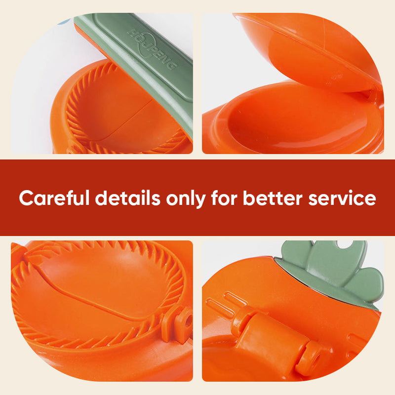 Dumpling mould - DumplingMaster-Orange-Nora Luxe