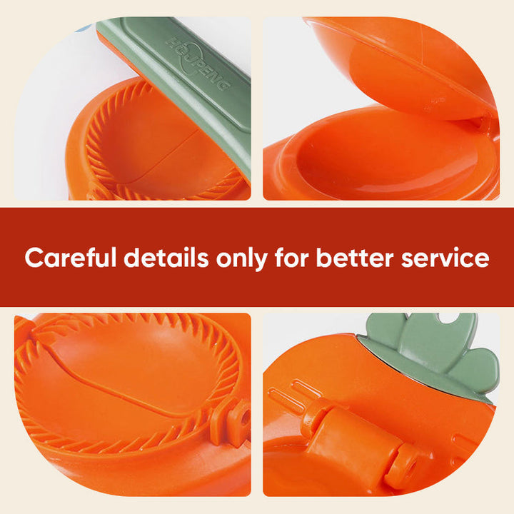 Dumpling mould - DumplingMaster-Orange-Nora Luxe