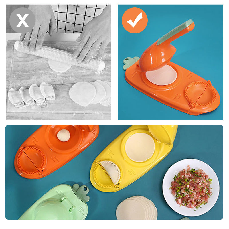 Dumpling mould - DumplingMaster-Orange-Nora Luxe