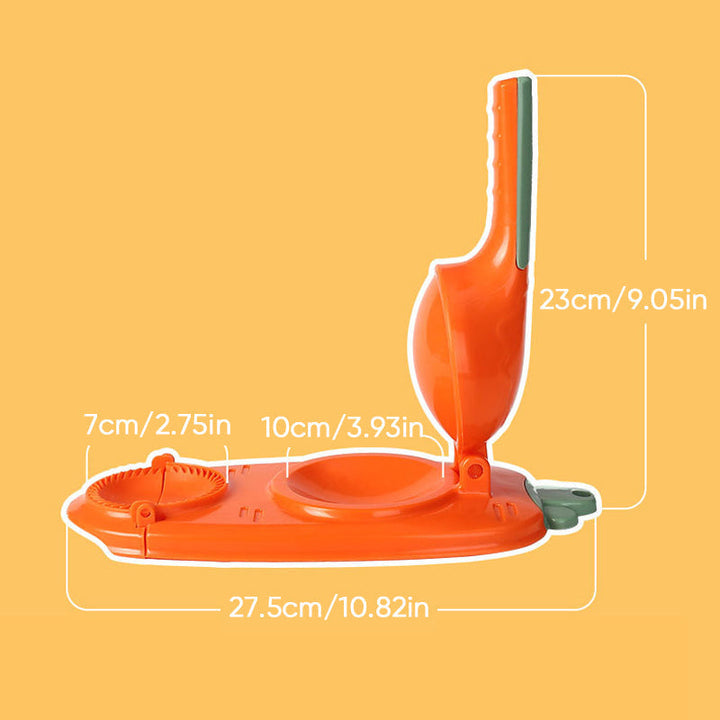 Dumpling mould - DumplingMaster-Orange-Nora Luxe